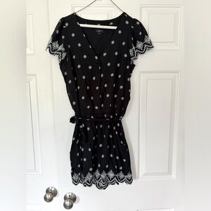 LOFT romper with eyelet detail